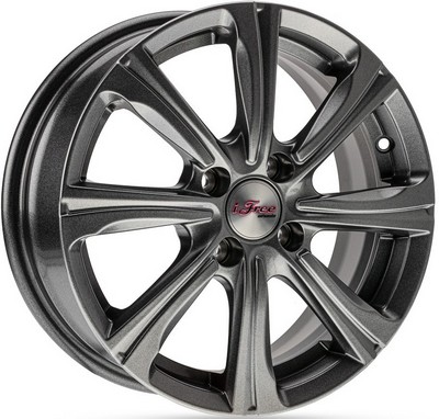 Авто диск Ifree Апероль Хай Вэй 4x98 R15 литой серебристый темный et35 d58,6
