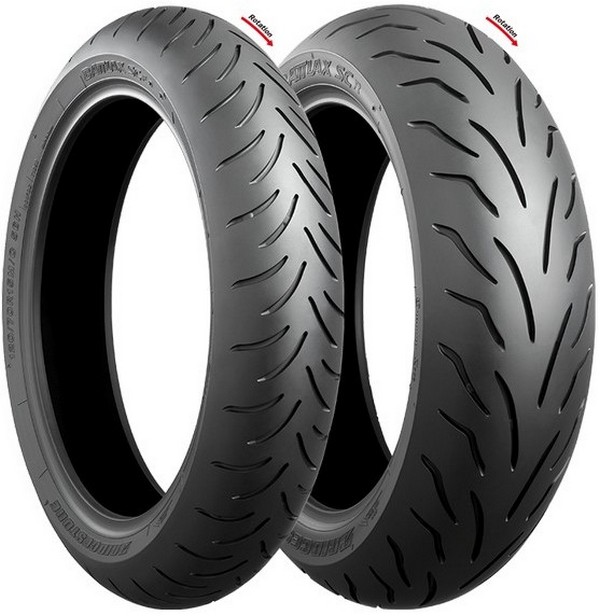 Мотошина Bridgestone Battlax Sc 130/70-13 63P задняя |TL, бескамерная|