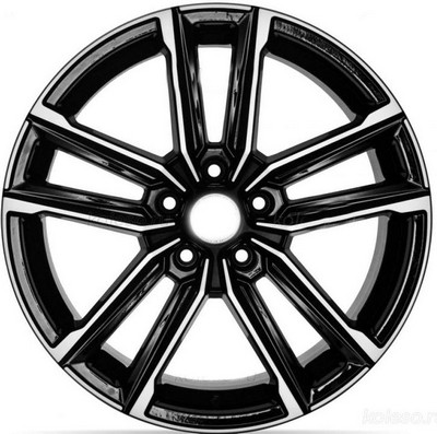 Авто диск Rst R078 5x108 R18 литой черный с полировкой et23 d60,1