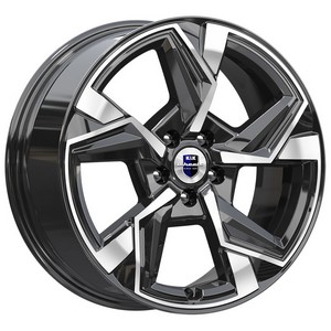 Авто диск K&K Кайан Алмаз Черный 5x114,3 R18 литой черный с полировкой et40 d66,1