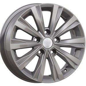Авто диск Carwel Амур 5x100 R15 литой серебристый et38 d57,1