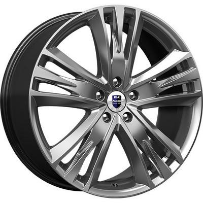 Авто диск K&K Атлас Дарк Платинум 5x114,3 R20 литой серебристый темный et40 d66,1