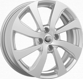 Авто диск K&K Kc893 Сильвер 4x100 R16 литой серебристый et41 d60,1